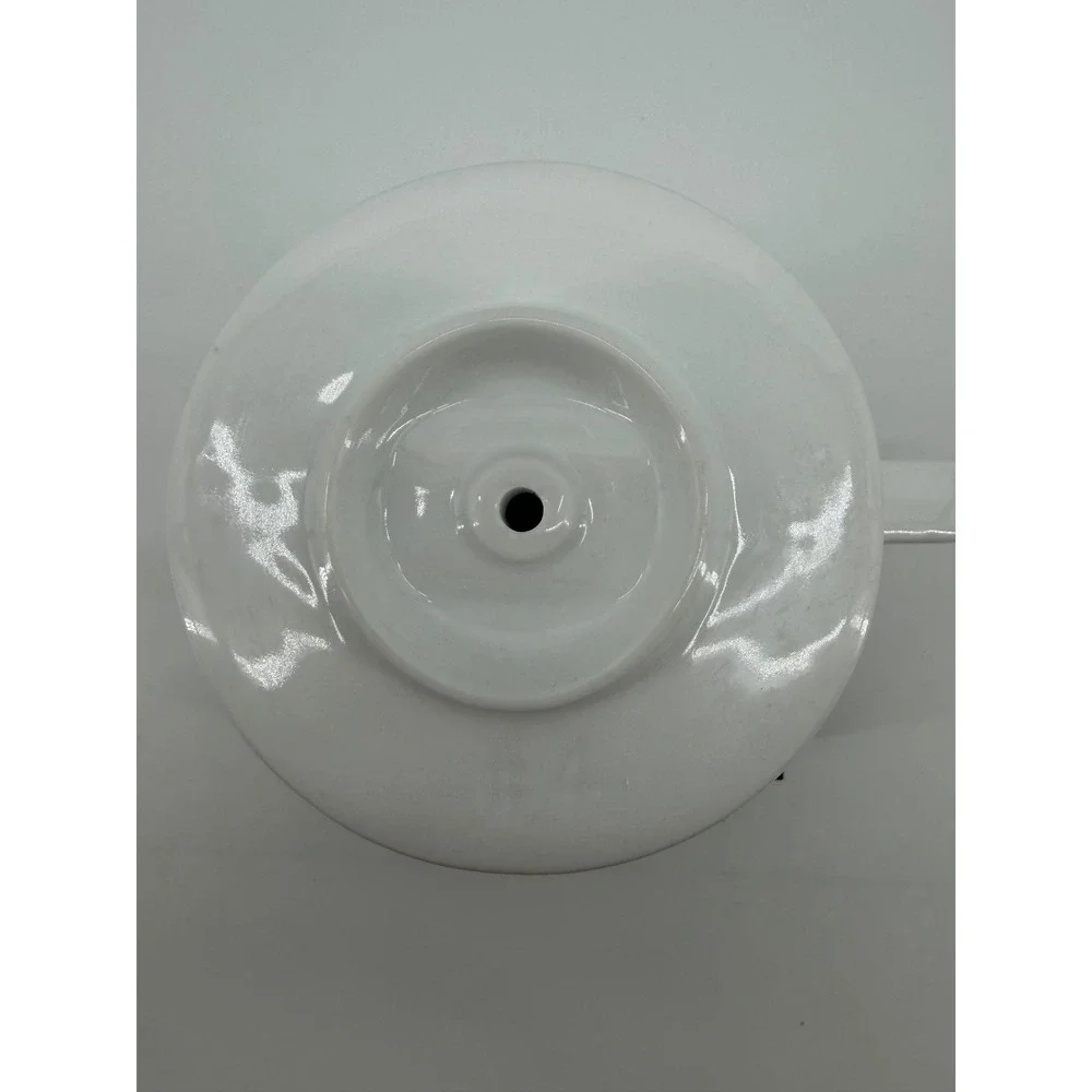 Starbucks Coffee Dripper Unisex OS White Ceramic Pour Over Brewer Ridged Cone‎